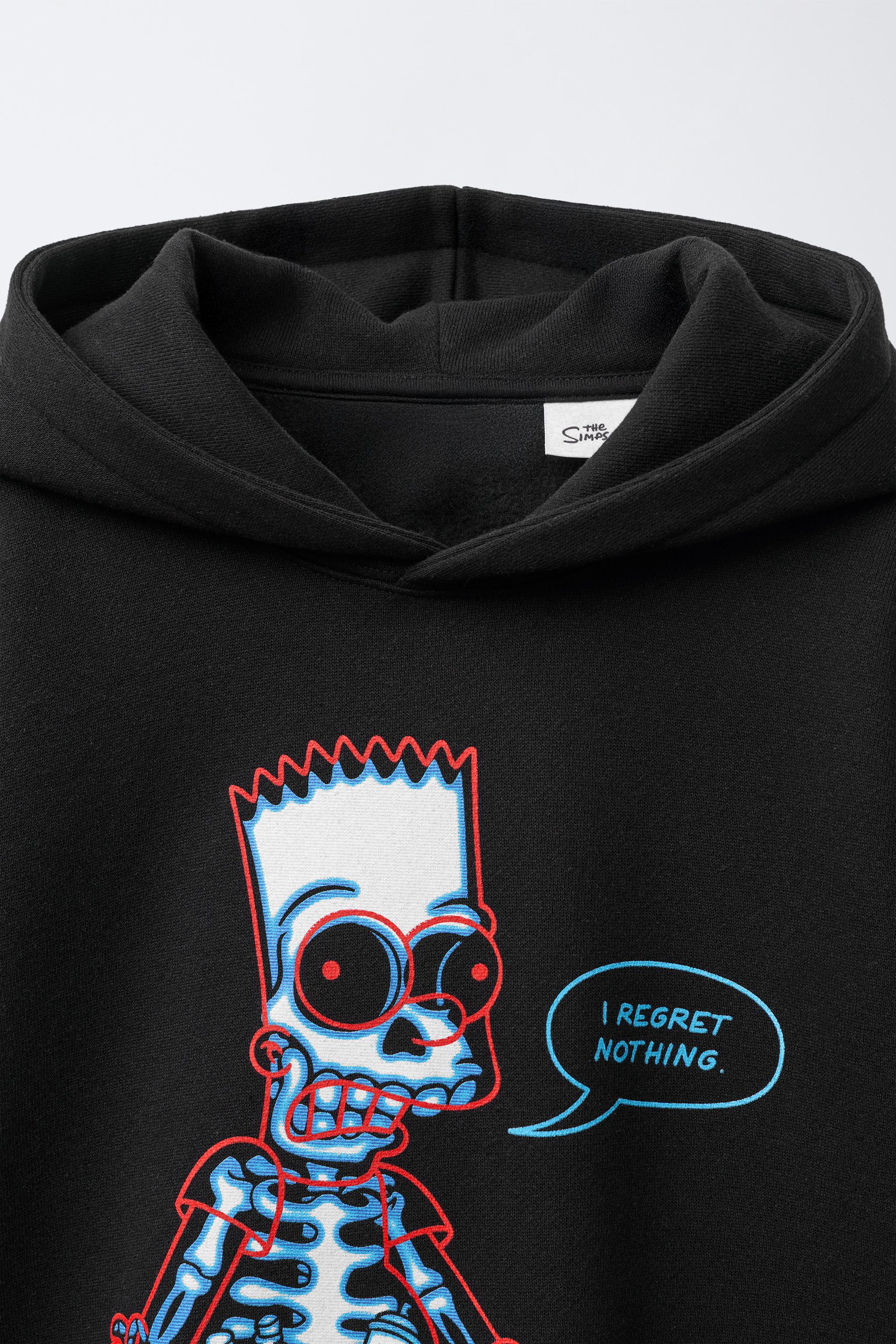 BART THE SIMPSONS ™ MATT GROENING SKELETON HOODIE